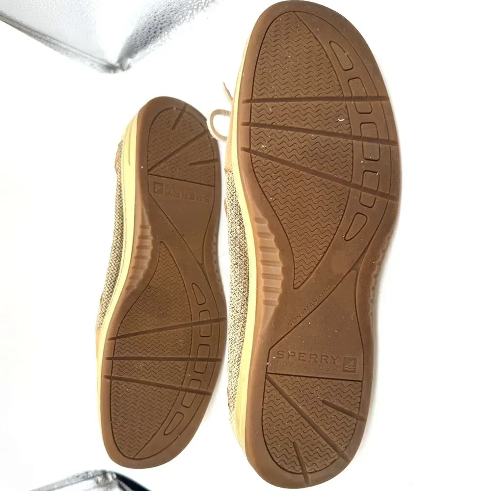 Sperry Boat Shoes Women Sz 9 Comfort Insole & Rubberized Sole